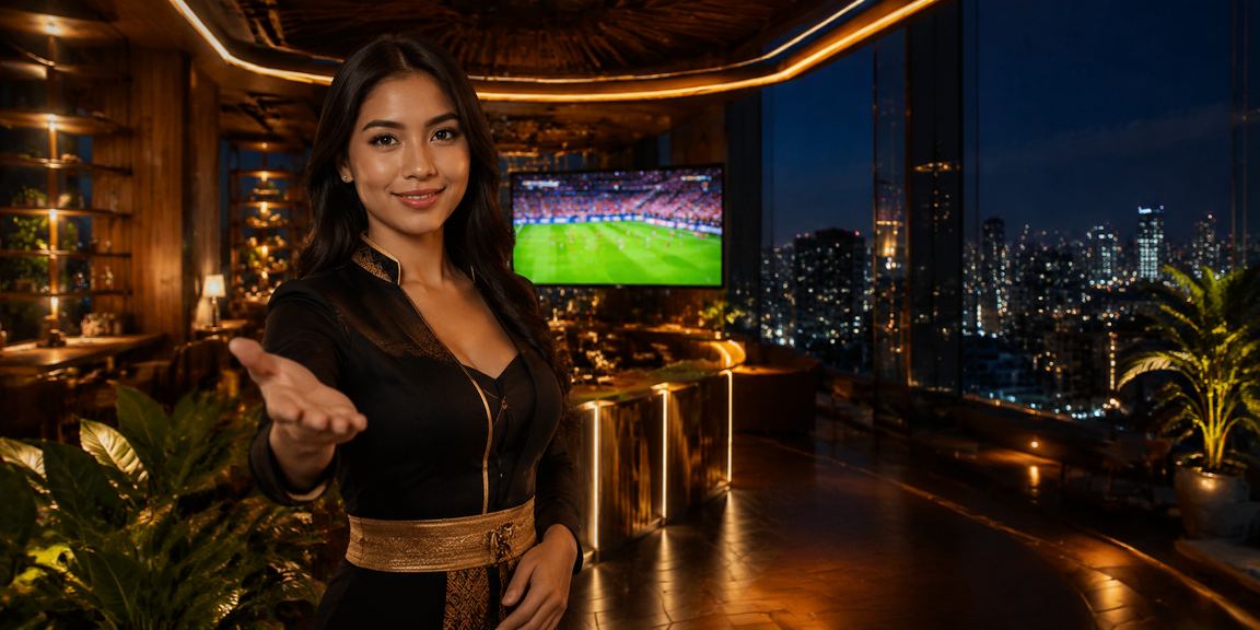 Layar utama aplikasi taruhan dengan menu sederhana dan navigasi mudah
